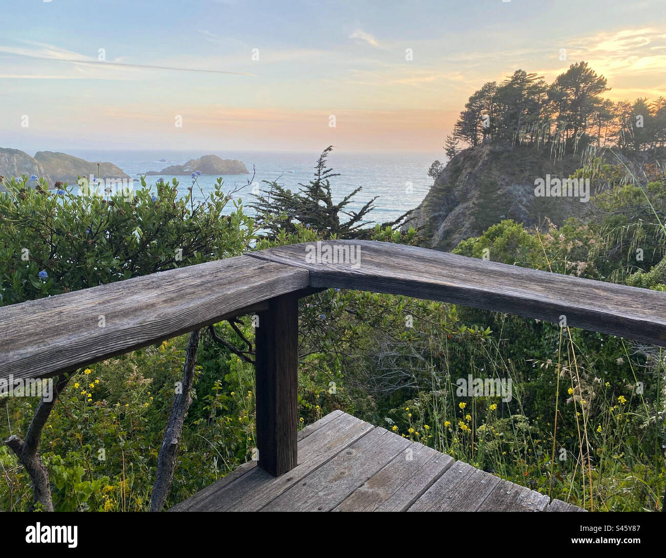 Kalifornischen Sonnenuntergang Stockfoto