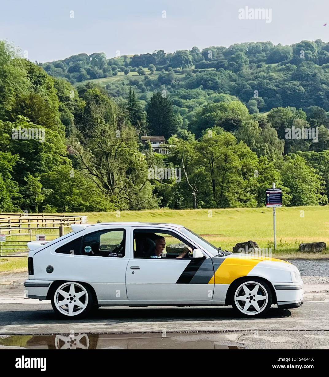Vauxhall Astra 1988 - Cromford Derbyshire Stockfoto