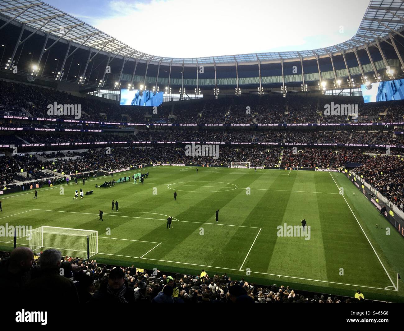 Fußballspiel zwischen Tottenham Hotspur und Bournemouth im Tottenham Hotspur Stadium Stockfoto
