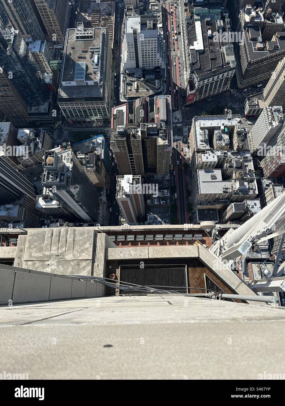 Empire State Building view Stockfoto