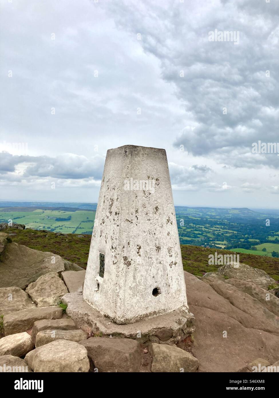 Trig-Punkt die Kakerlaken Stockfoto