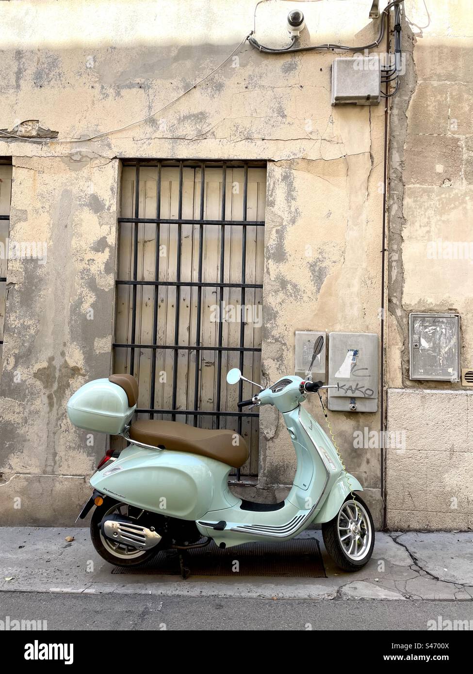 Moped in Südfrankreich Stockfoto