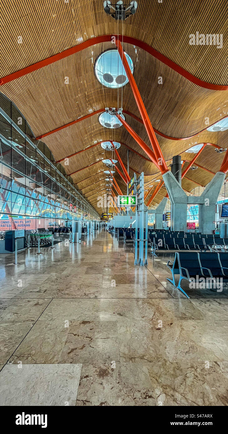 Flughafen Adolfo Suárez Madrid-Barajas Stockfoto