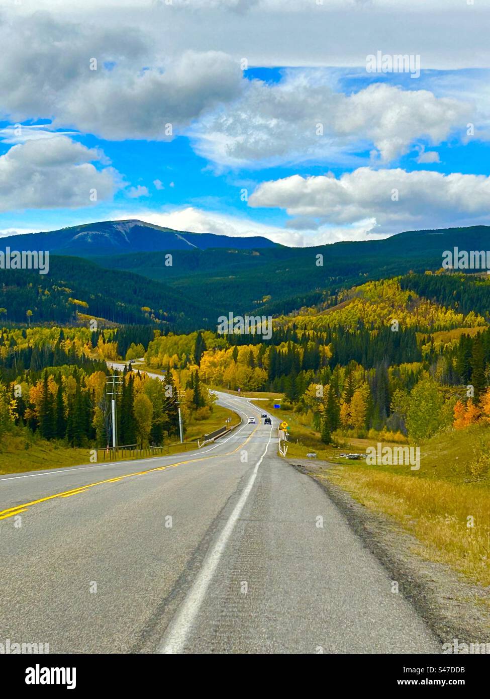 Herbst in Alberta, Kanada, Kananaskis Country, #66, Saison, Herbst, Fotograf Stockfoto