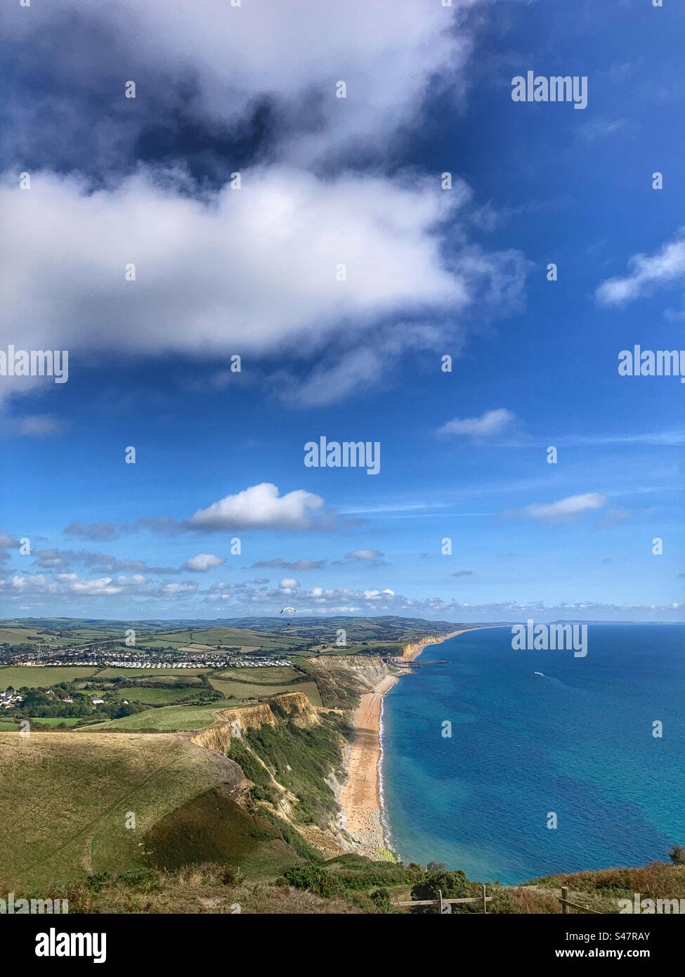 Küstenpfad Dorset Stockfoto