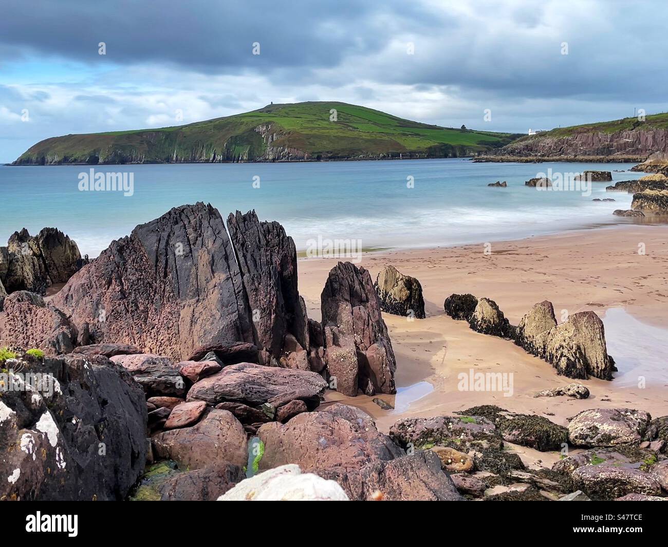 Beenbawn Beach, in der Nähe von Dingle, County Kerry, Westküste Irlands, August. Stockfoto
