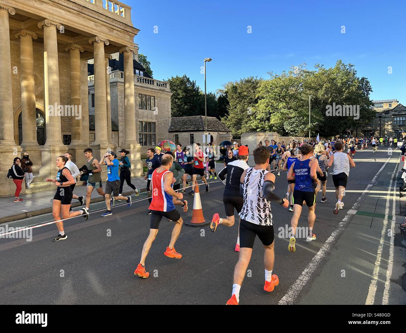 Oxford Half Marathon, 15. Oktober 2023. Oxford, England, Großbritannien. Stockfoto