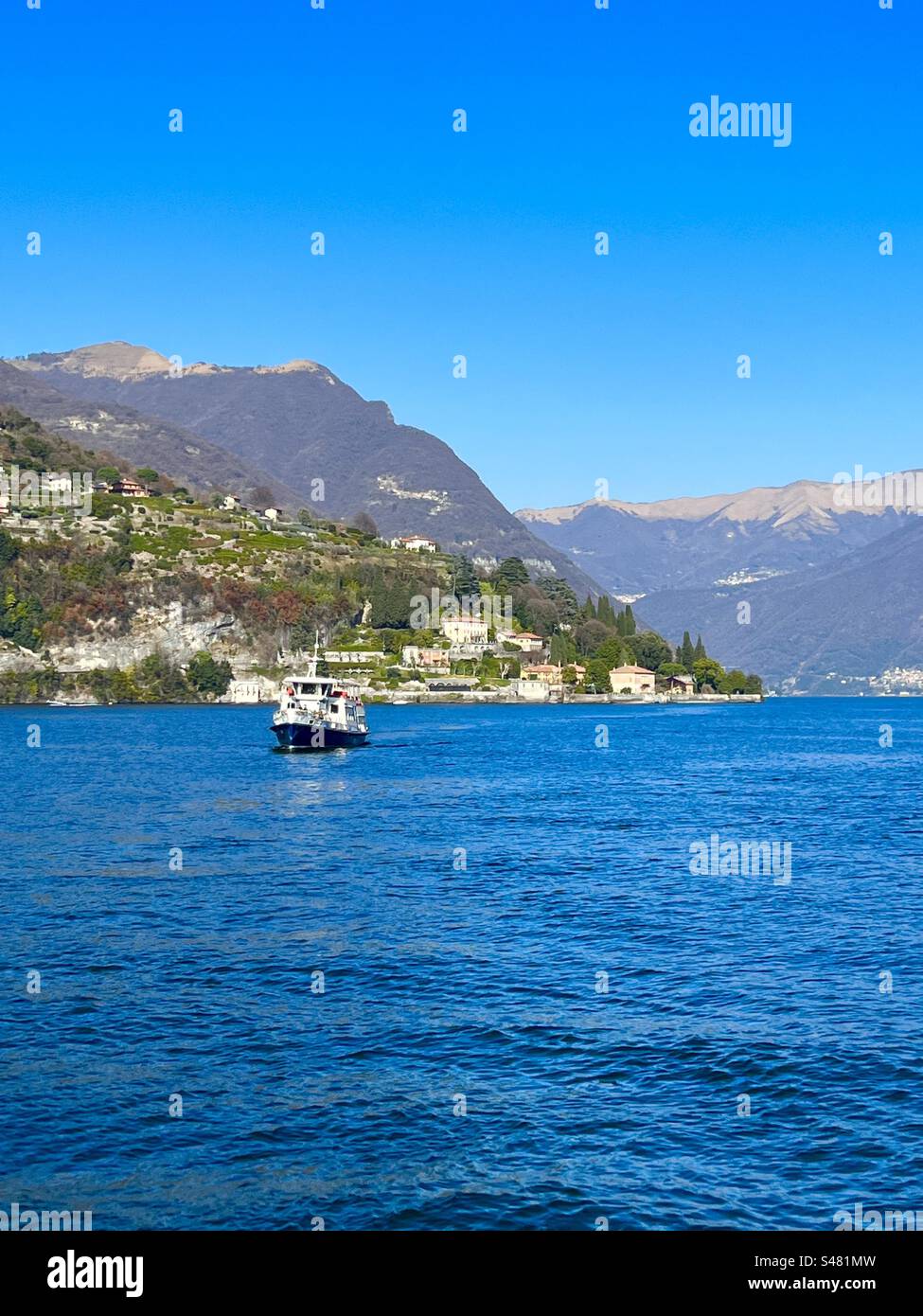 Comer See, Italien. Frühjahr 2023 Stockfoto