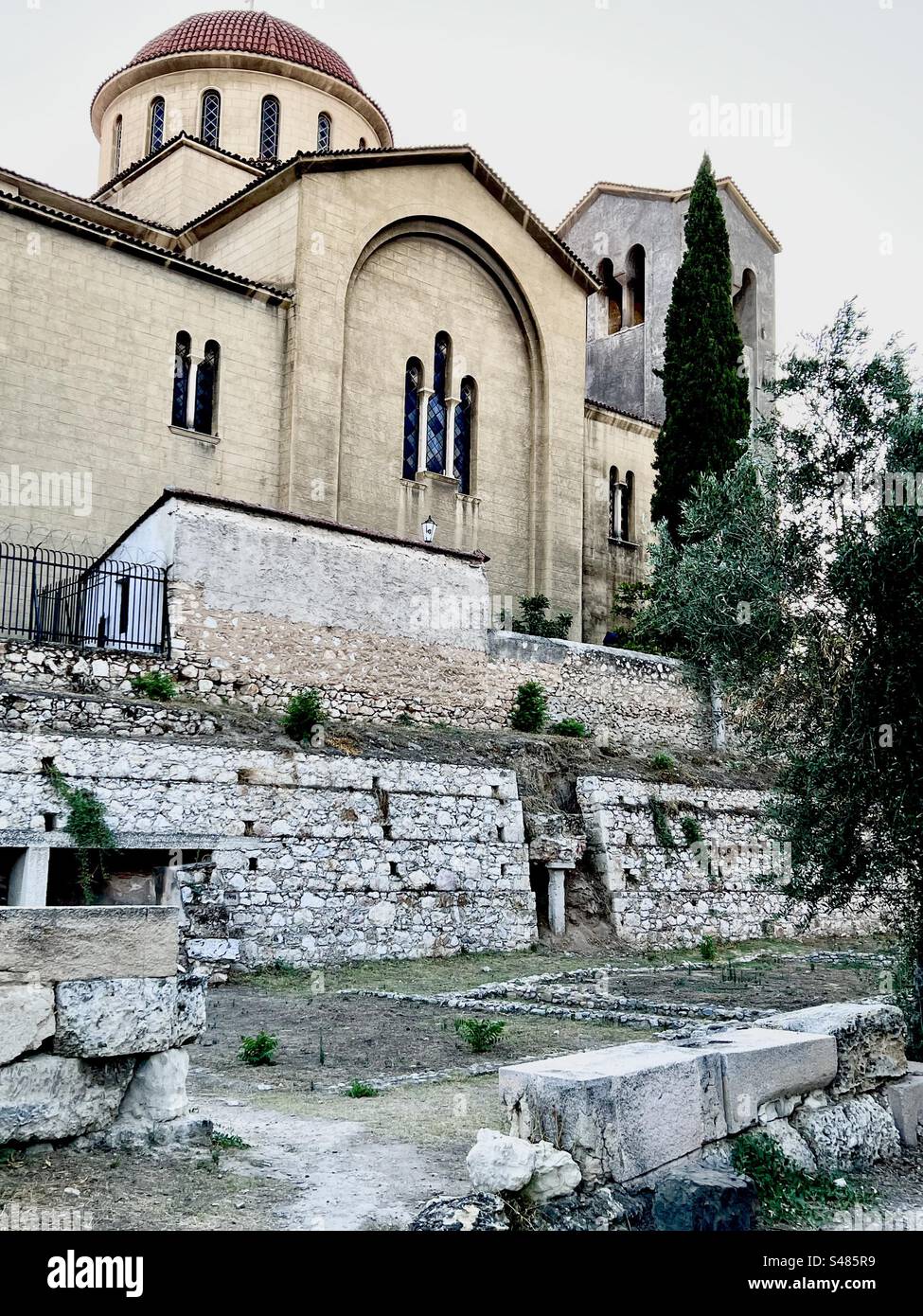 Archäologisches Museum des Kerameikos Friedhofs in Athen, Griechenland. Stockfoto