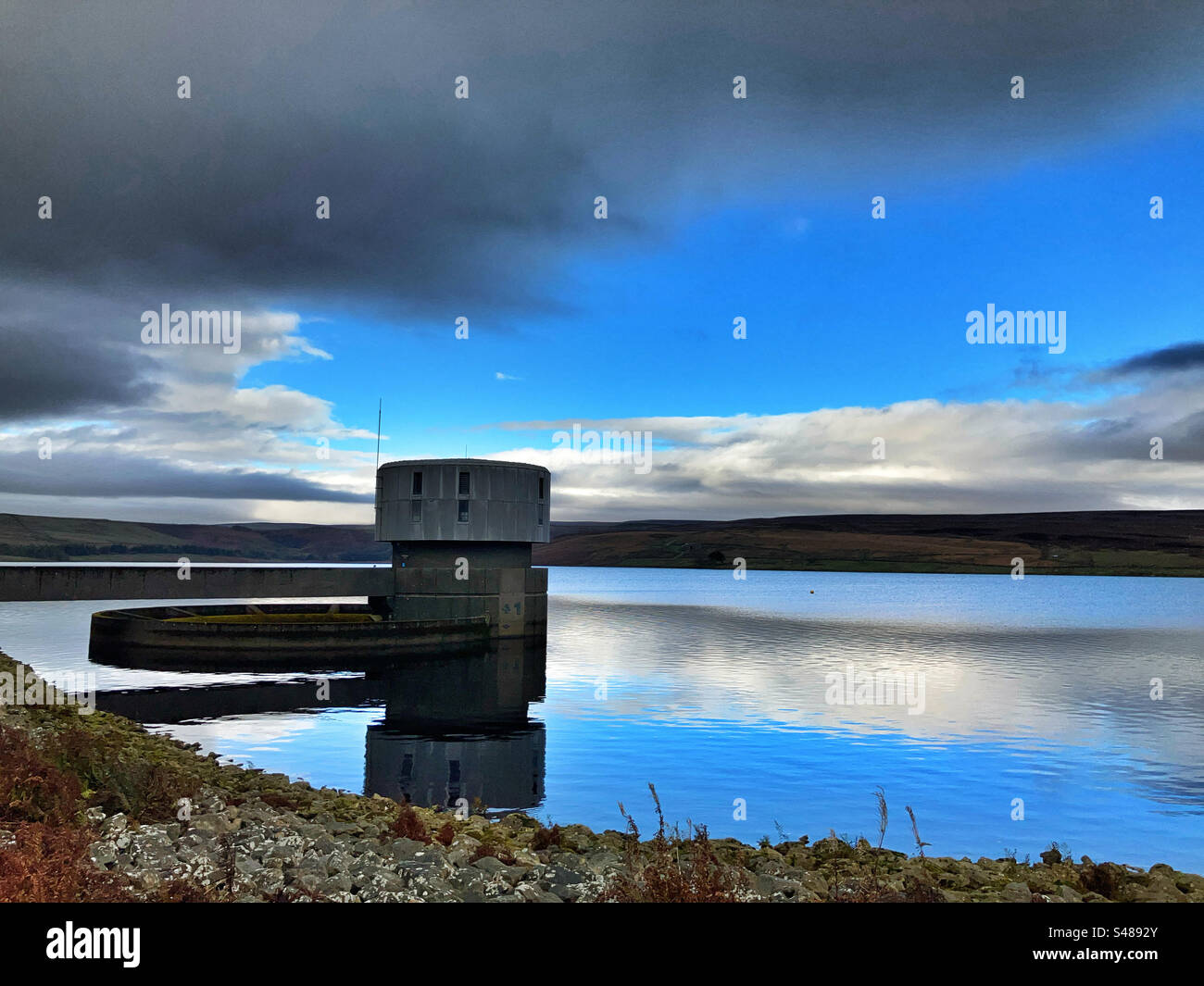 Grimwith Reservoir North Yorkshire Stockfoto