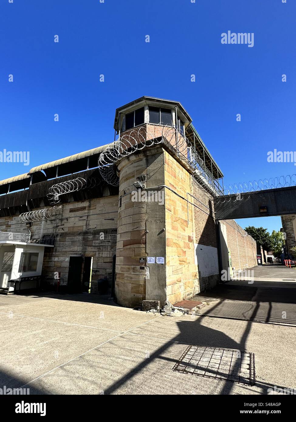 Parramatta Gaol - Smartphone-aufgenommenes Stockfoto