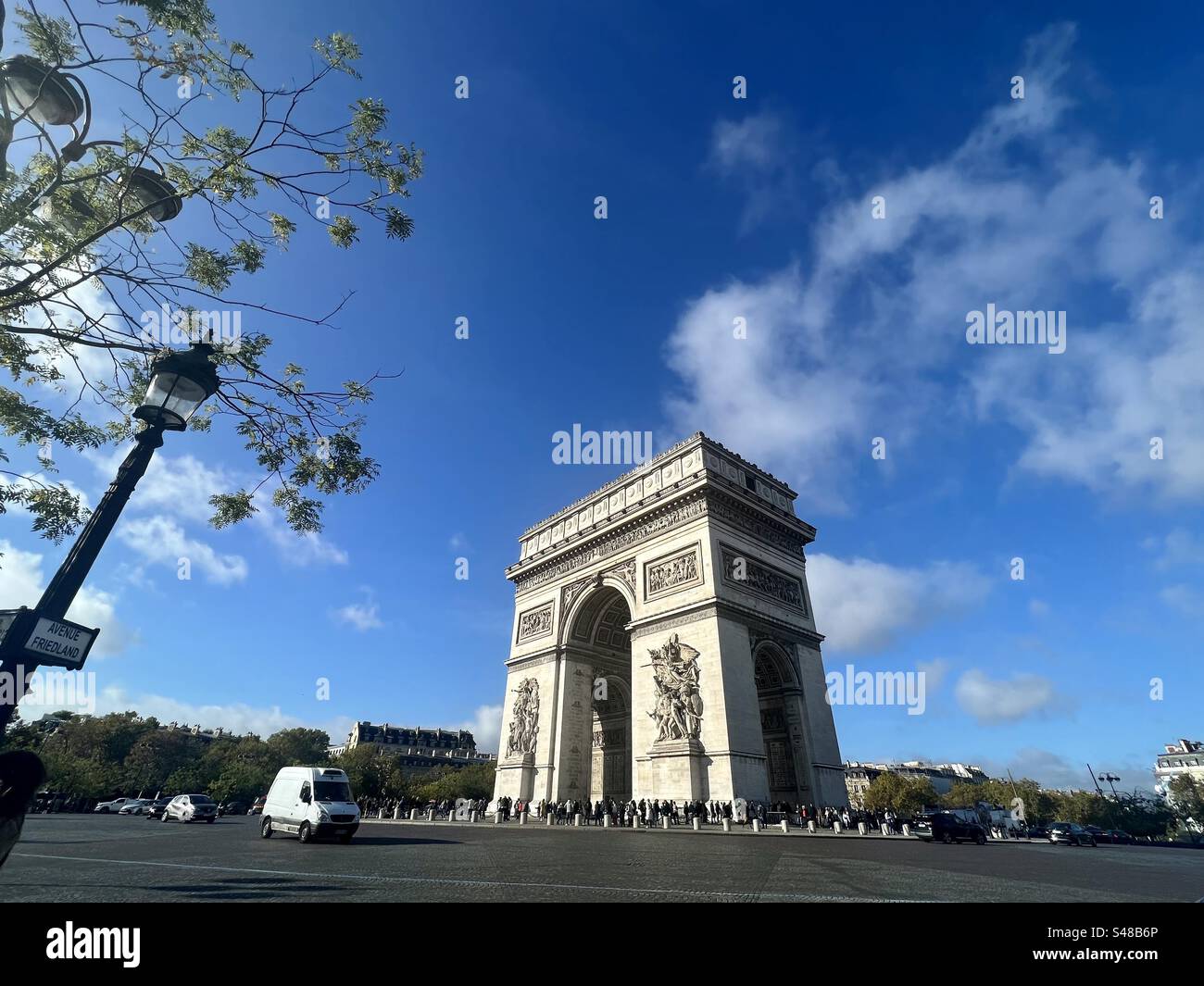 Arc de Triomph Paris Stockfoto