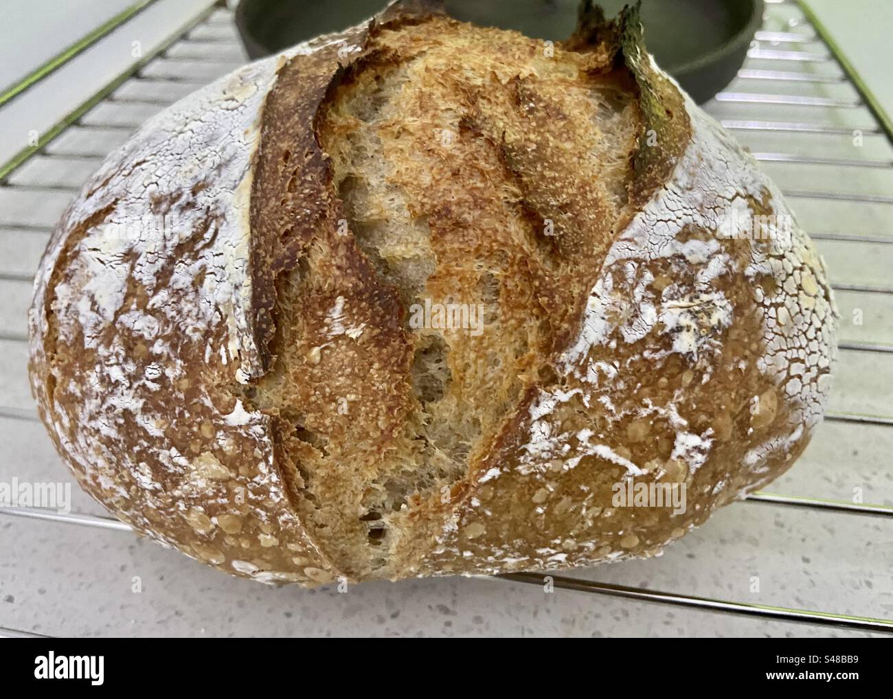 Sauerteigbrot hausgemachtes Australien Stockfoto