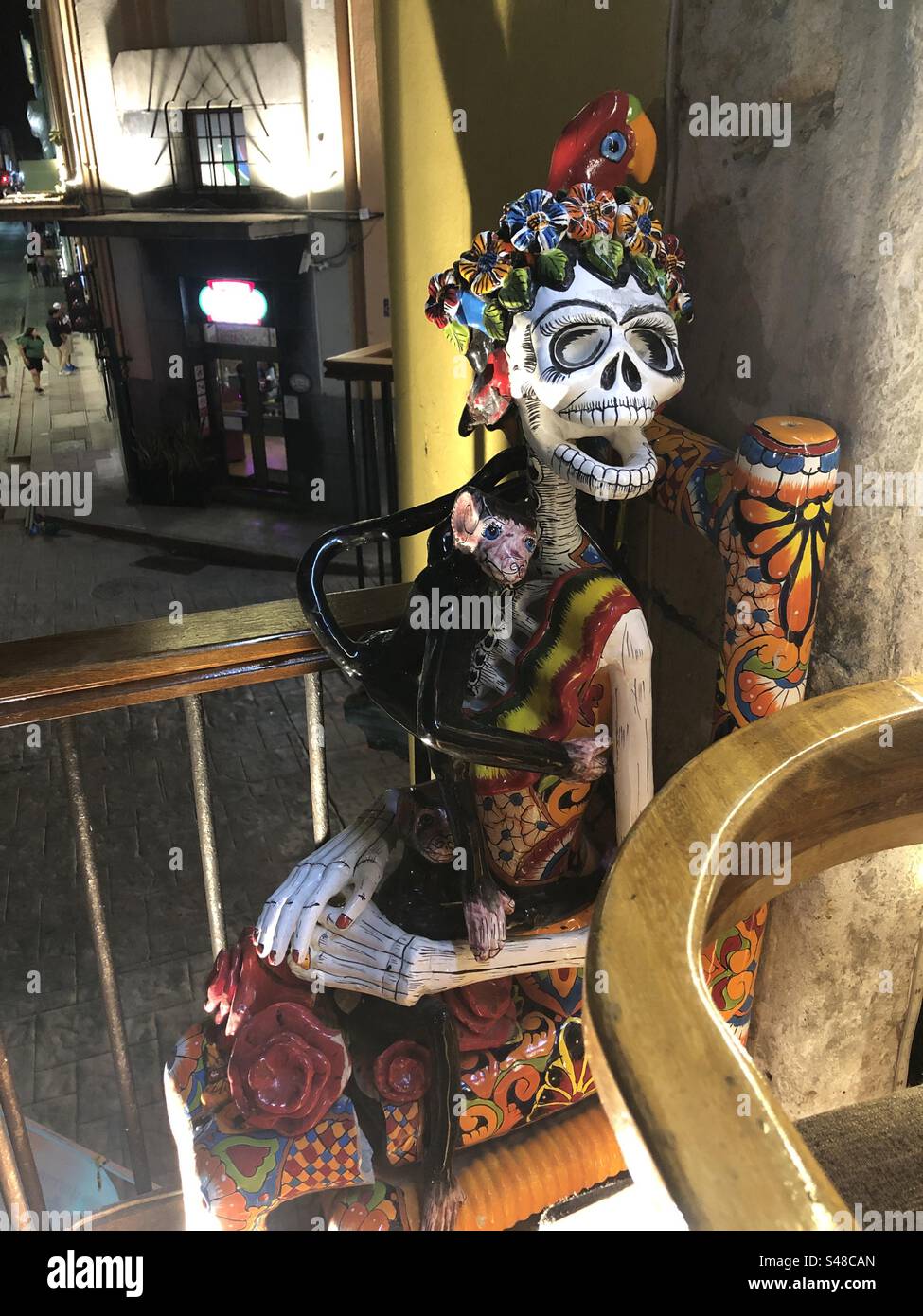 La Catrina in Mexiko. Stockfoto