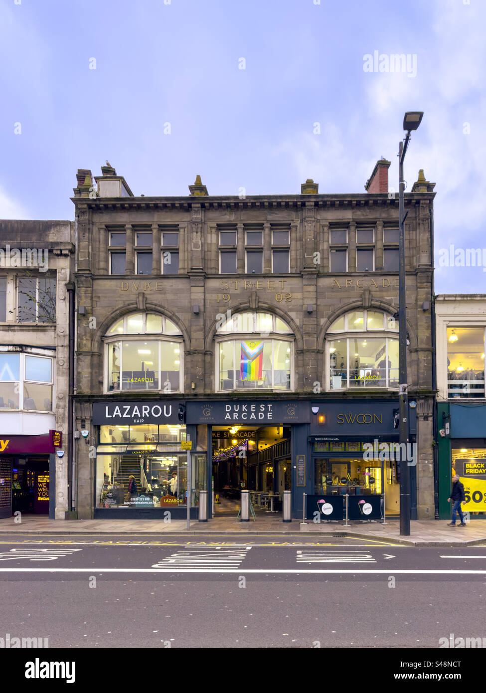 Duke St Arcade, Cardiff Stockfoto