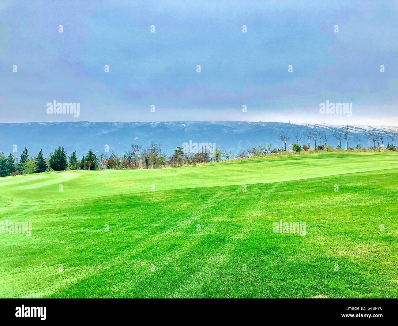 Golfplatz in Tiflis Georgien Stockfoto