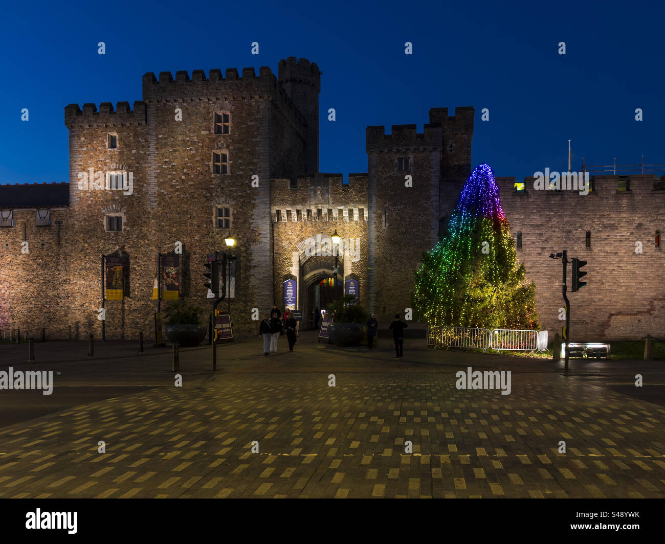 Cardiff Christmas Festival: Phillip Roberts Stockfoto