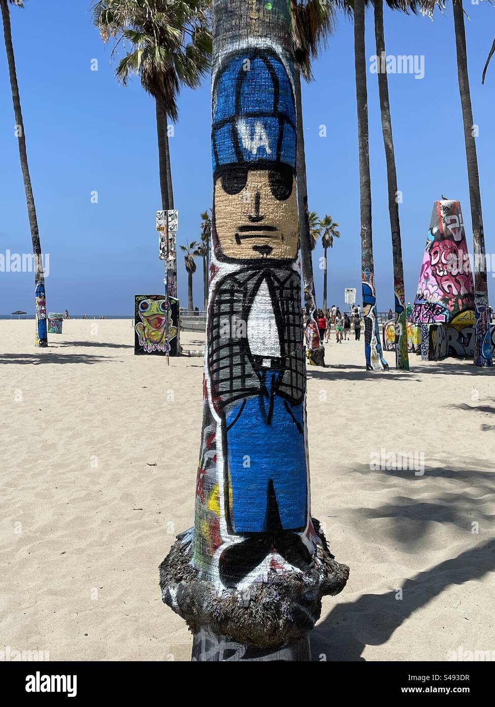 Venice Beach, Los Angeles County, Kalifornien, USA - Smartphone-aufgenommenes Stockfoto