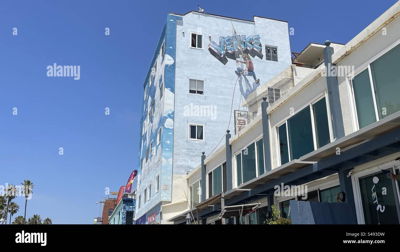 Venice Beach, Los Angeles County, Kalifornien, USA - Smartphone-aufgenommenes Stockfoto