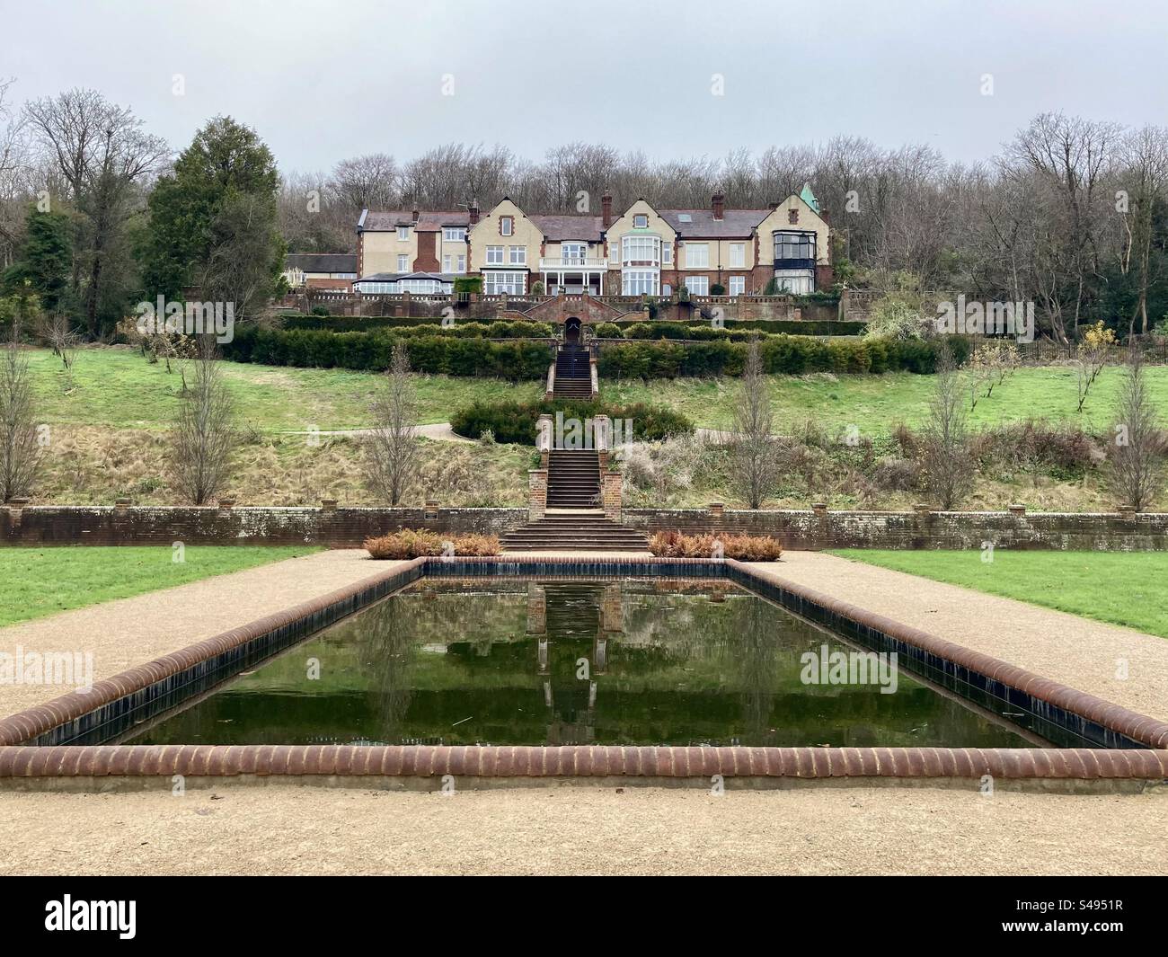 Russell Gardens, Dover - Smartphone-aufgenommenes Stockfoto
