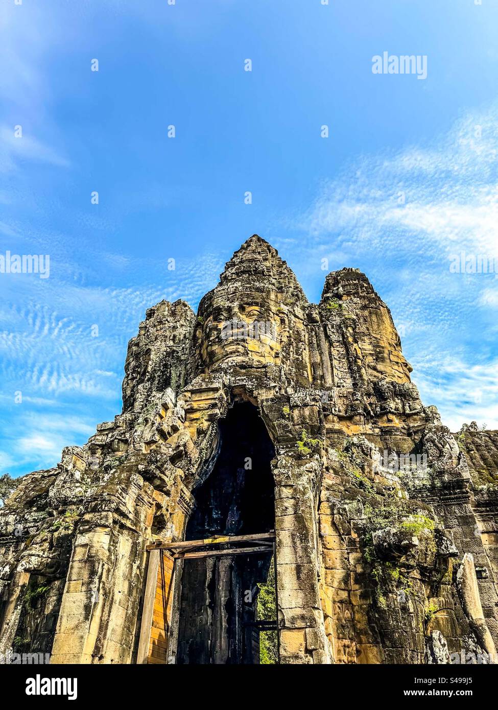 Tempel-Tor Stockfoto