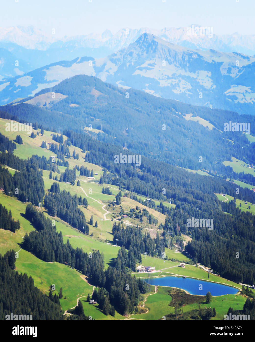 Österreichische Alpen! - Smartphone-aufgenommenes Stockfoto