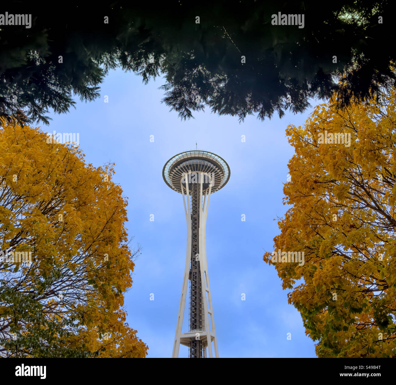 Die legendäre Space Needle in Seattle Stockfoto