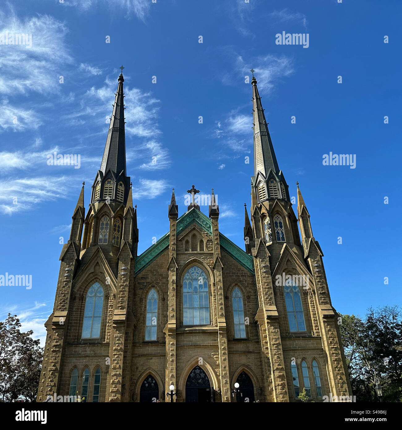 St. Dunstan's Basilica, Charlottetown, Prince Edward Island, Kanada Stockfoto