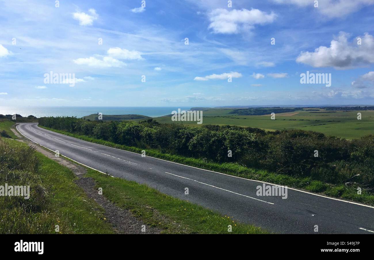 Straße, East Sussex - Smartphone-aufgenommenes Stockfoto