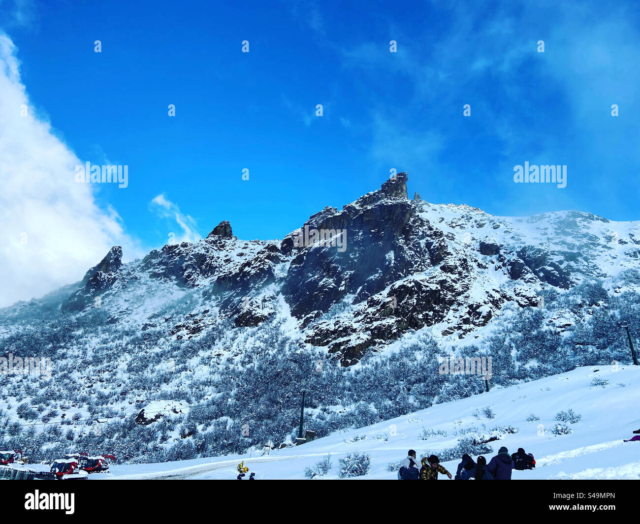 Cerro Catedral - Bariloche/AR Stockfoto