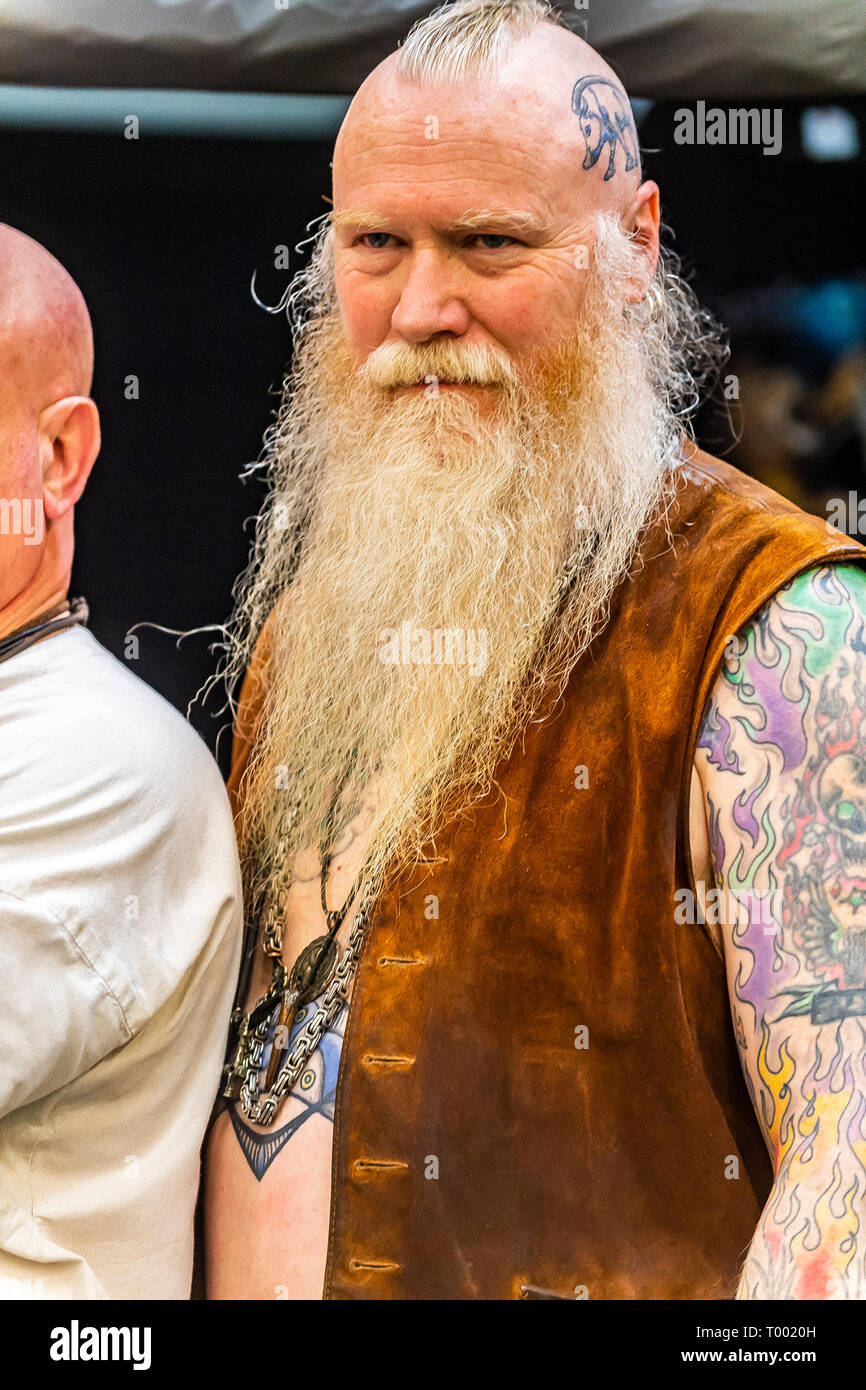 Piemont, Turin, Italien. 15. März, 2019. Lingotto Messe in Piemont. Festival der Irland Saor Patrol Irland Musiker Credit: Wirklich Easy Star/Alamy leben Nachrichten Stockfoto