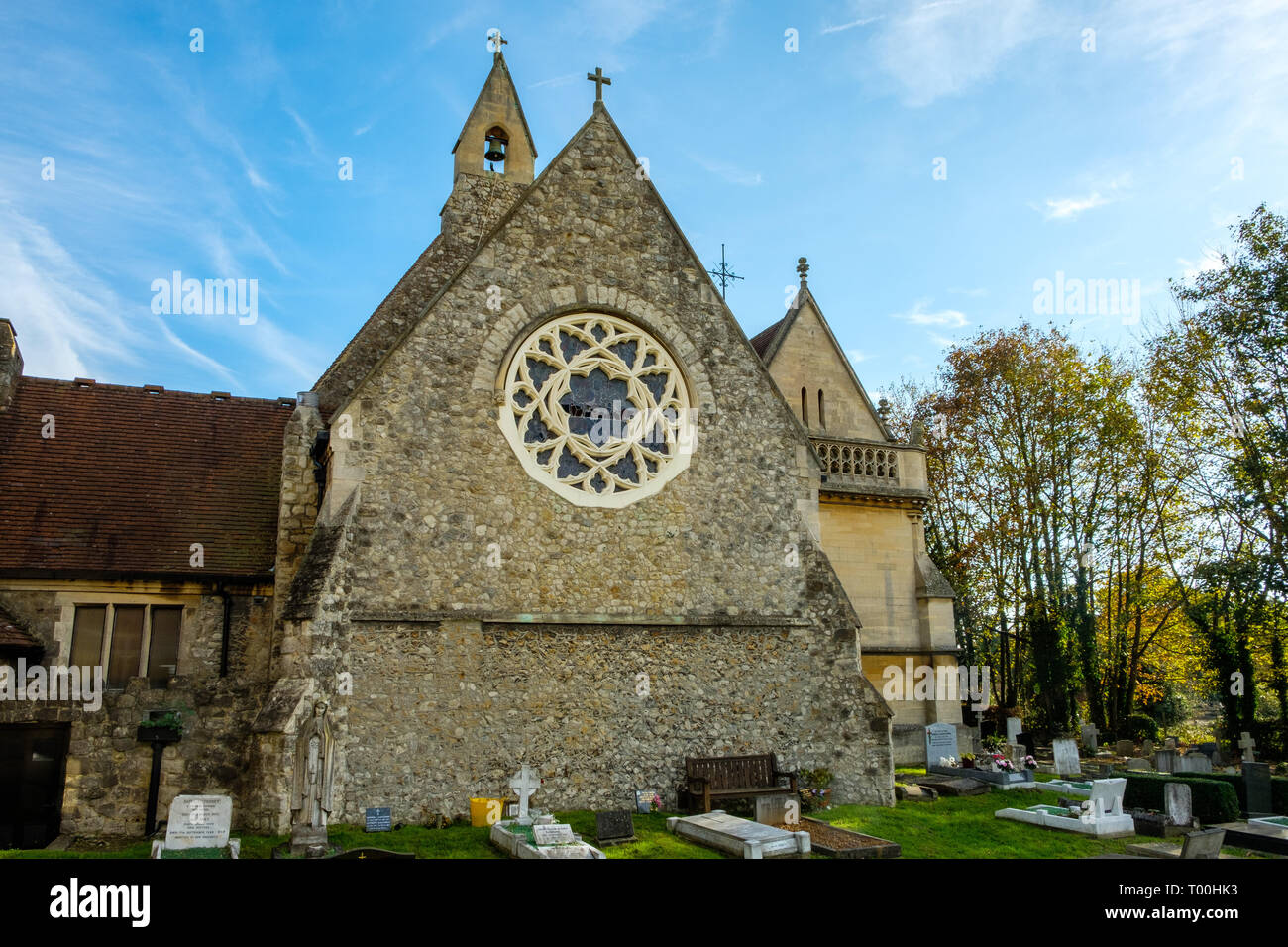 St Marys Römisch-katholische Kirche, Krone Lane, Chislehurst, Kent Stockfoto