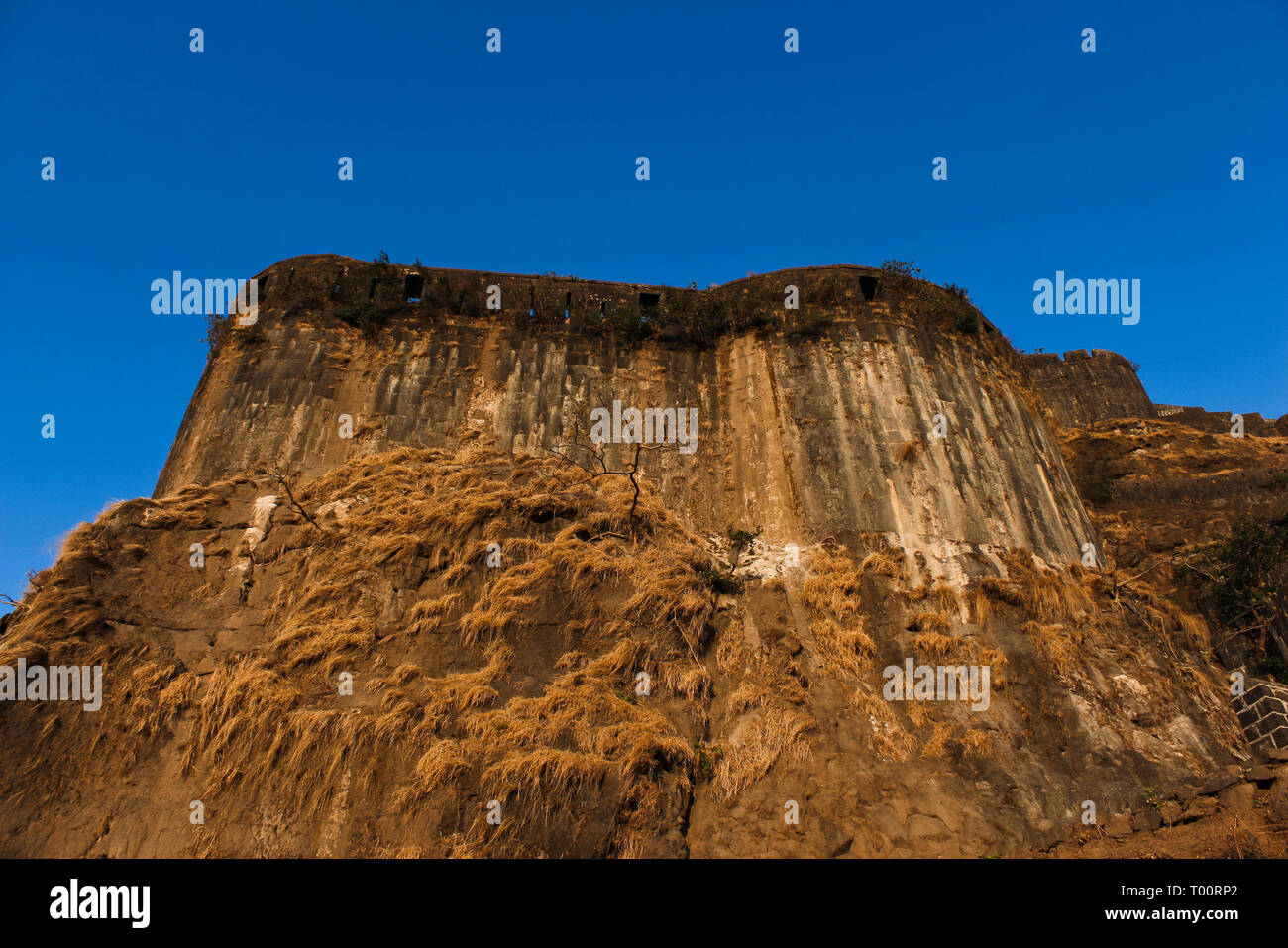 Lohagad Hill fort, Pune, Maharashtra, Indien. Stockfoto