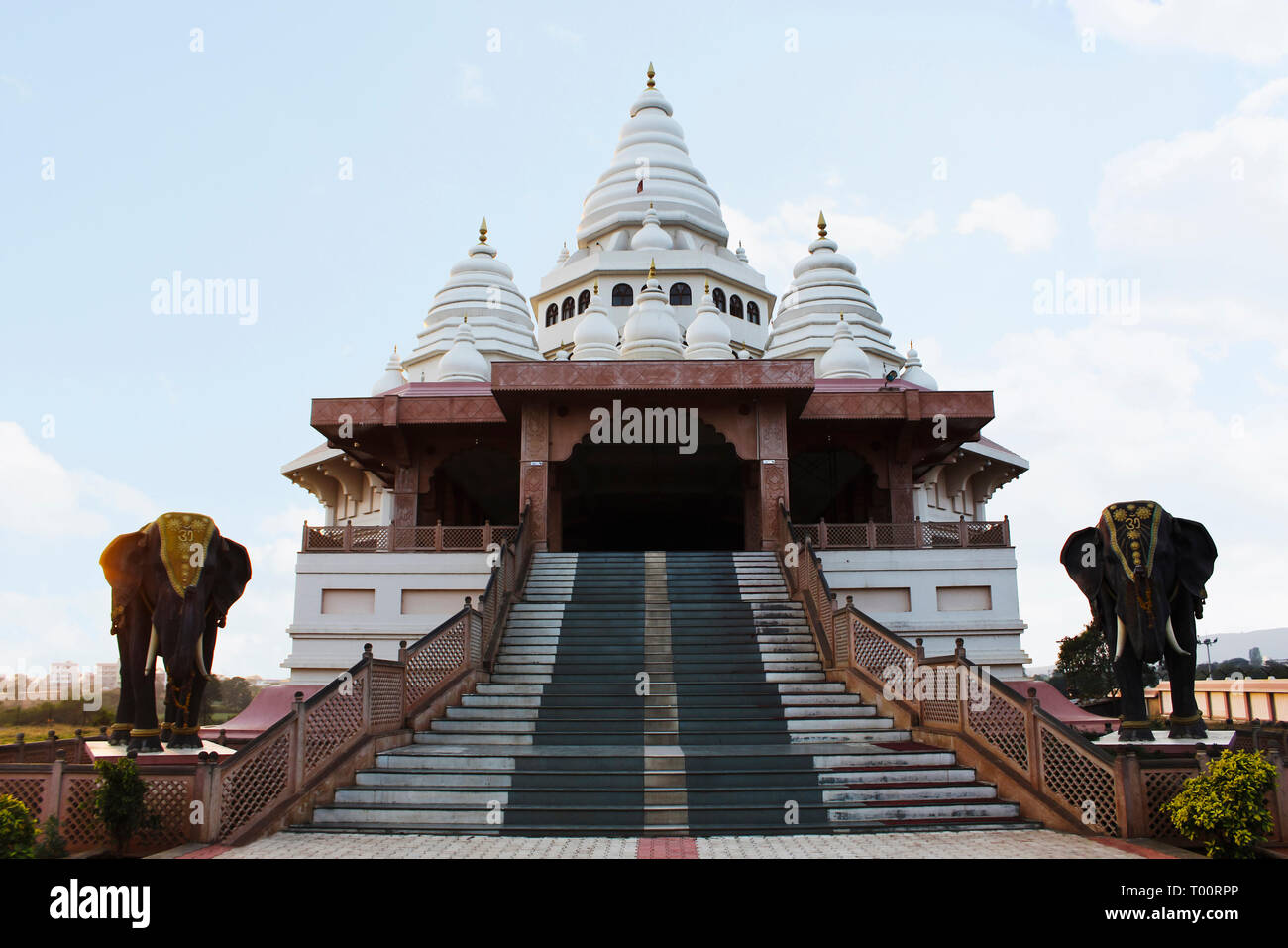 Gatha Mandir, wohnstätte von Sant Tukaram verehrten Dichter Saint, Dehu, Maharashtra, Indien. Stockfoto