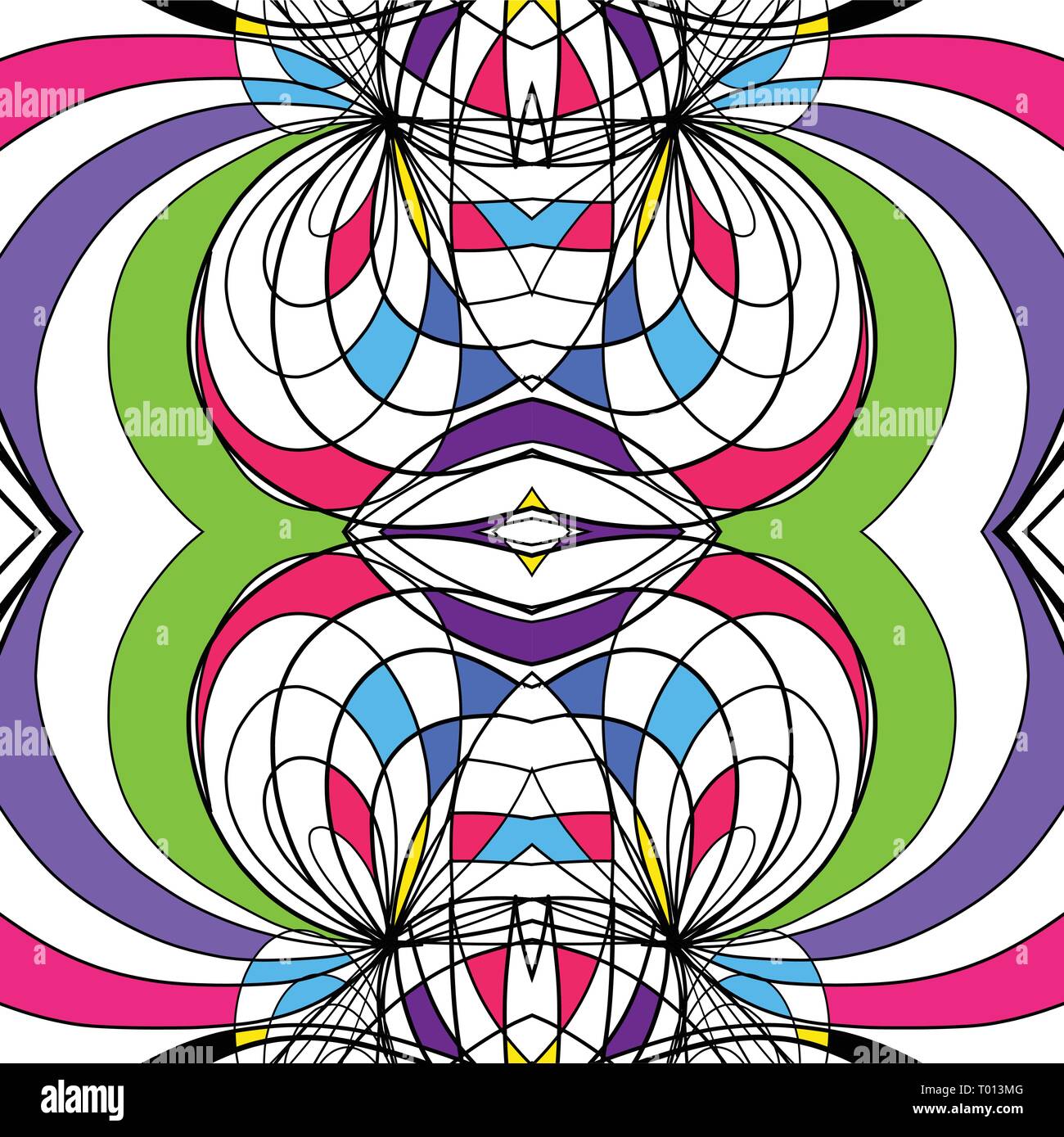 Abstrakte Zeichnung Hintergrund Vector Illustration Stock-Vektorgrafik