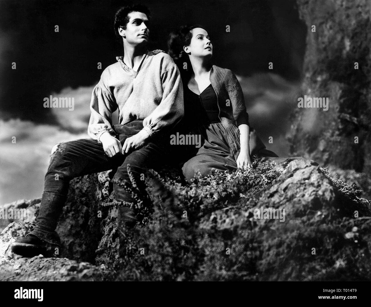 LAURENCE OLIVIER, Merle Oberon, WUTHERING HEIGHTS, 1939 Stockfoto