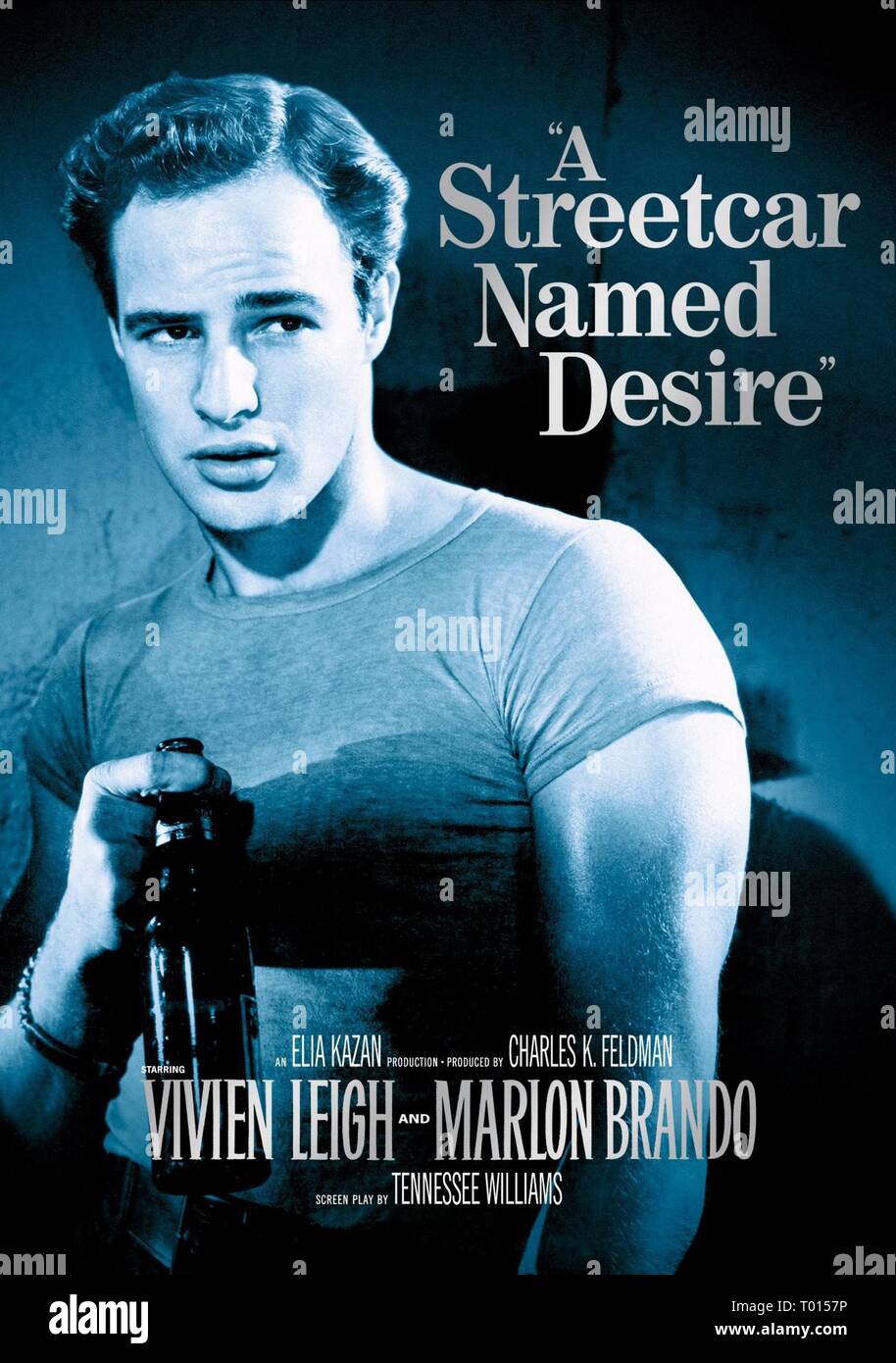 MARLON BRANDO, Plakat, eine Endstation Sehnsucht, 1951 Stockfoto