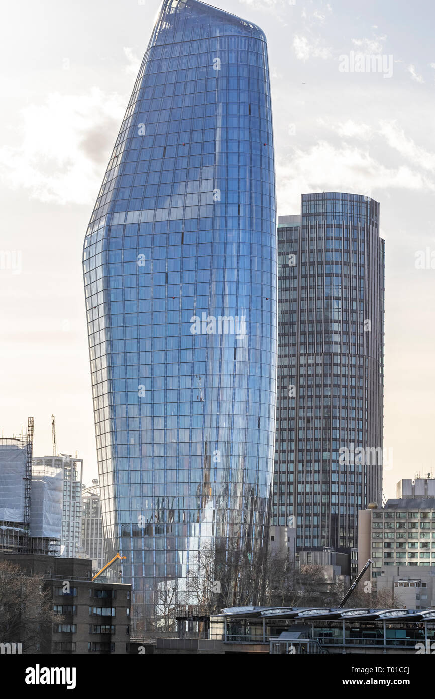 Neuen Londoner Wahrzeichen, die Markanten 1 Blackfriars Tower. London Stockfoto