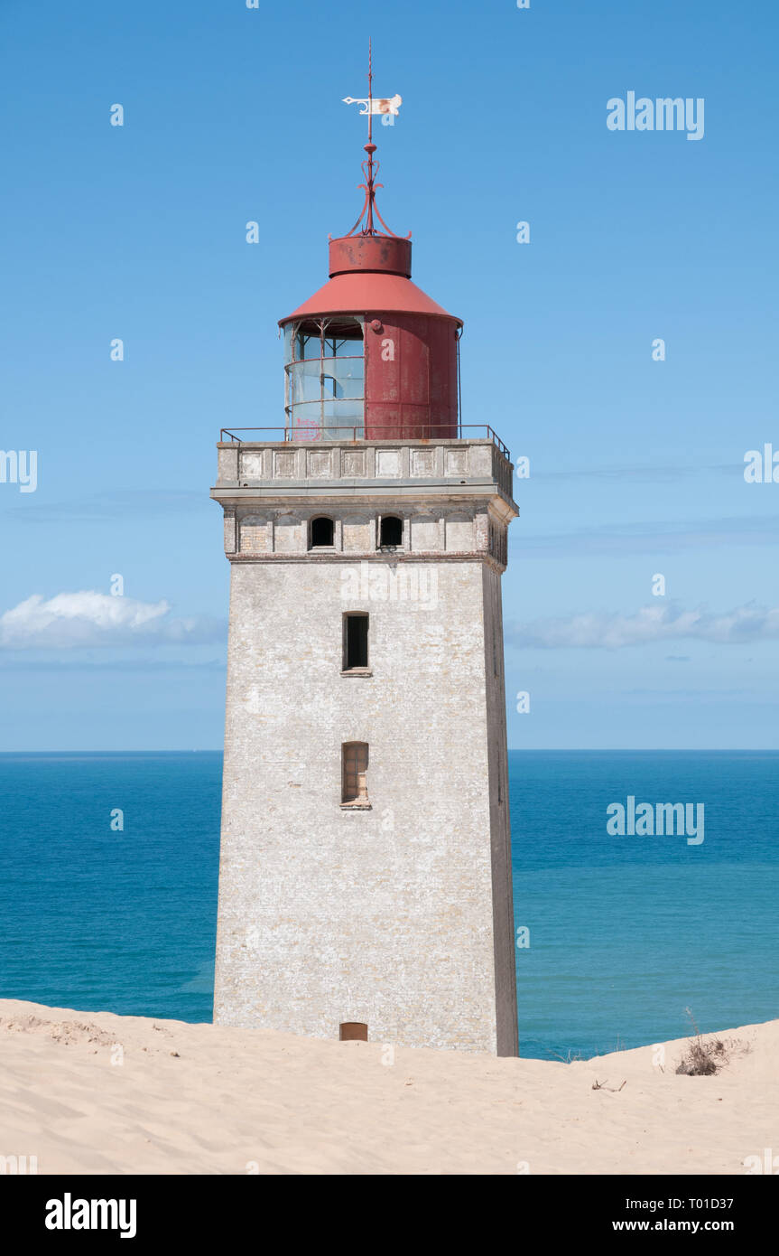 Rubjerg Leuchtturm, Jütland, Dänemark Stockfoto