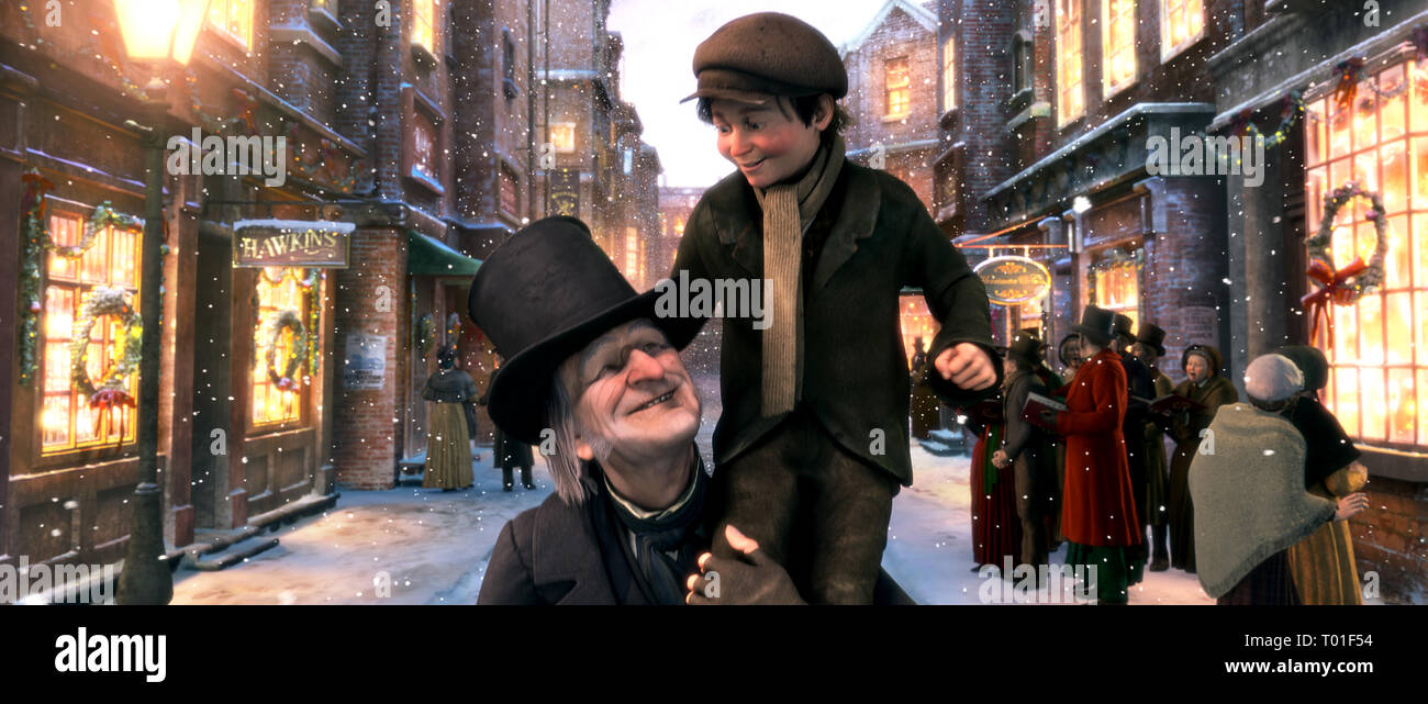picture Who Is Tiny Tim In A Christmas Carol https www alamy de ebenezer scrooge tiny tim a christmas carol 2009 image240979008 html
