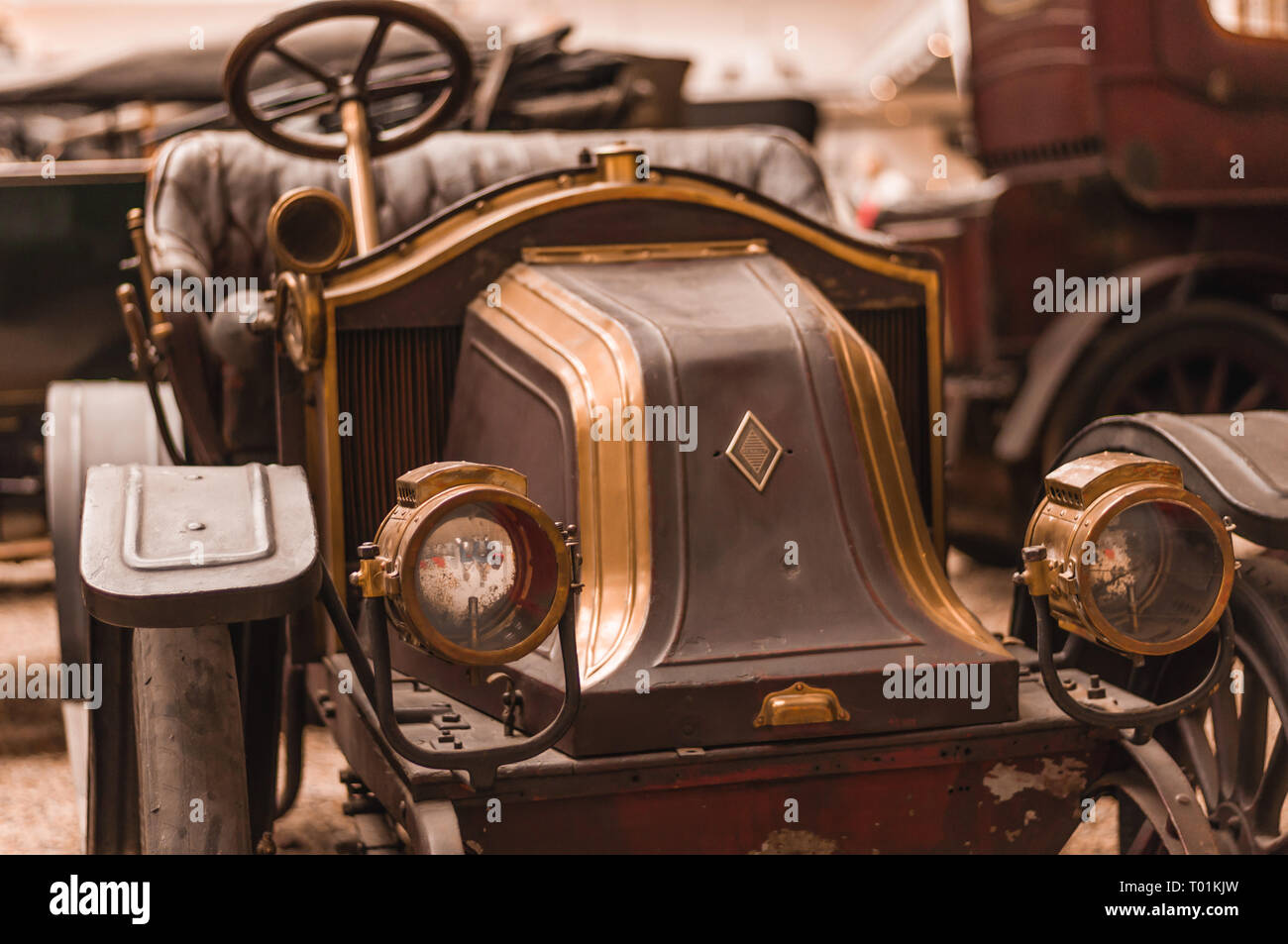 Prag, Tschechische Republik Technische Museum, retro Auto 2017-09-12 Stockfoto