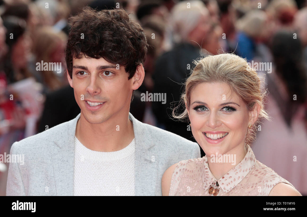 August 05, 2014 - London, England, Großbritannien - Das Inbetweeners 2 Weltpremiere roten Teppich Ankünfte, Vue West End, den Leicester Square Foto zeigt: Matt Richardso Stockfoto