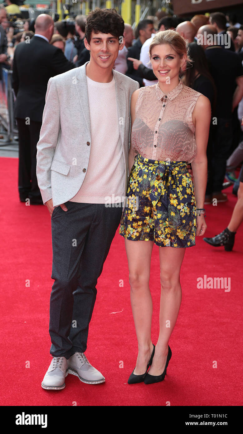 August 05, 2014 - London, England, Großbritannien - Das Inbetweeners 2 Weltpremiere roten Teppich Ankünfte, Vue West End, den Leicester Square Foto zeigt: Matt Richardso Stockfoto
