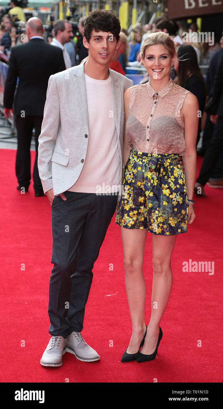 August 05, 2014 - London, England, Großbritannien - Das Inbetweeners 2 Weltpremiere roten Teppich Ankünfte, Vue West End, den Leicester Square Foto zeigt: Matt Richardso Stockfoto