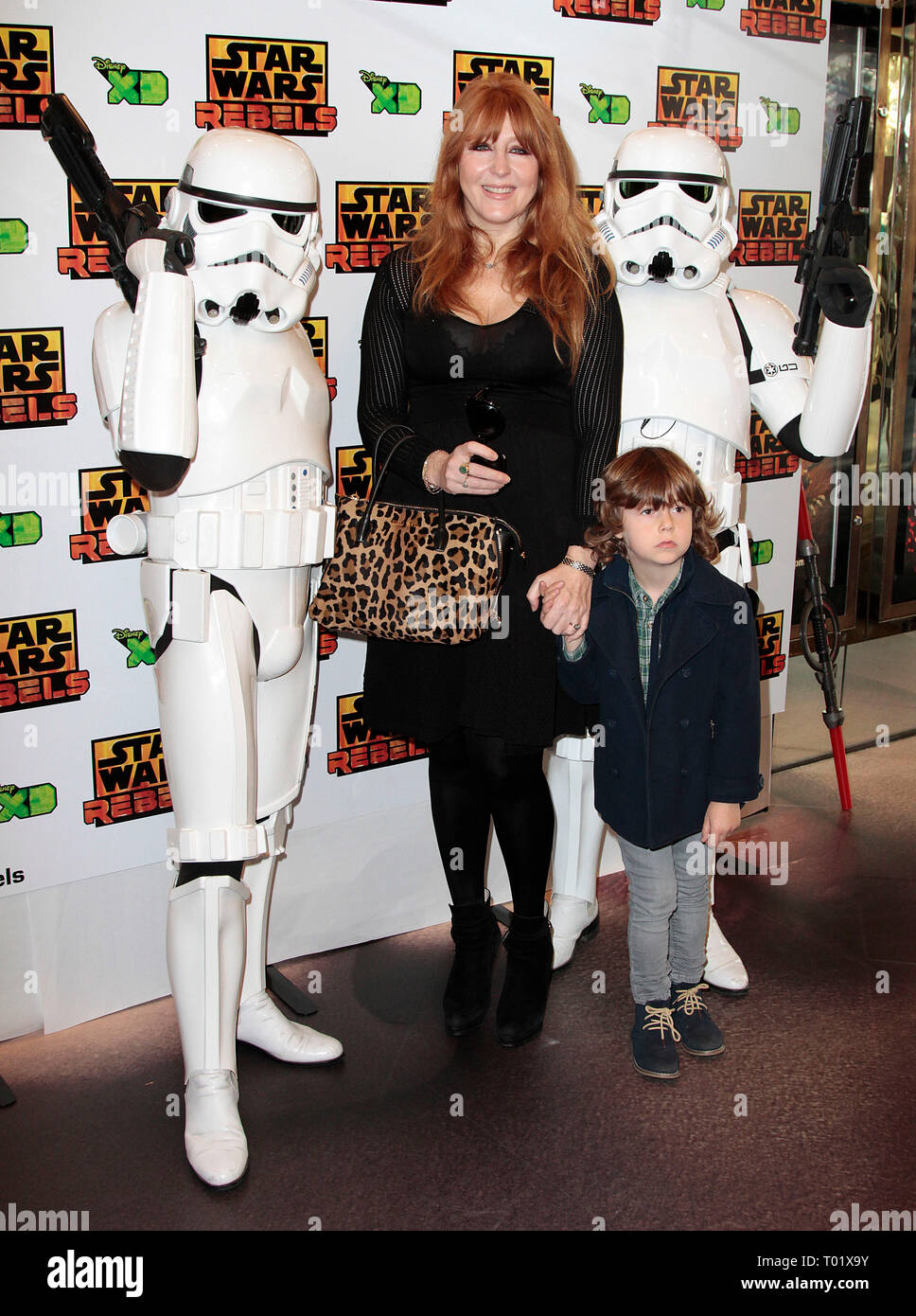 Sep 21, 2014 - London, England, UK-Star Wars Rebellen UK Celebrity Screening. Reich, Leicester Square Foto zeigt: Charlotte Tilbury Stockfoto