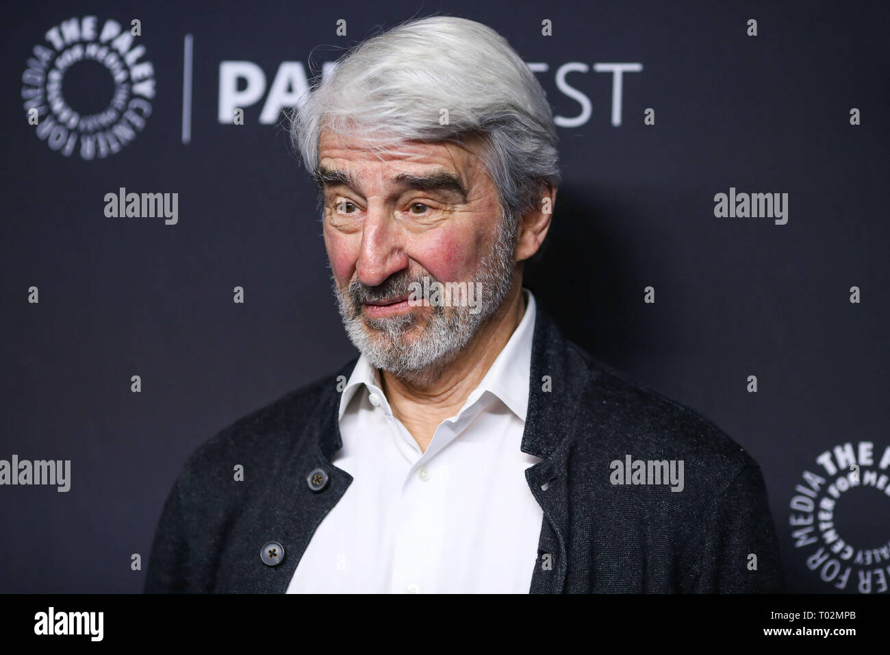 Kalifornien, USA. 16. März 2019. Schauspieler Sam Waterston kommt an der 2019 PaleyFest LA-von Netflix "Gnade und Frankie' an der Dolby Theatre am 16. März 2019 in Hollywood, Los Angeles, Kalifornien, USA. (Foto von Xavier Collin/Image Press Agency) Quelle: Bild Presse Agentur/Alamy leben Nachrichten Stockfoto