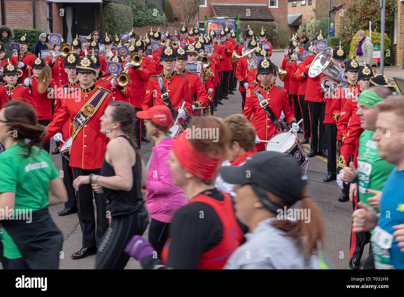 Essex, UK. 17. März 2019. Brentwood Halbmarathon und Fun Run Credit Ian Davidson/Alamy leben Nachrichten Stockfoto