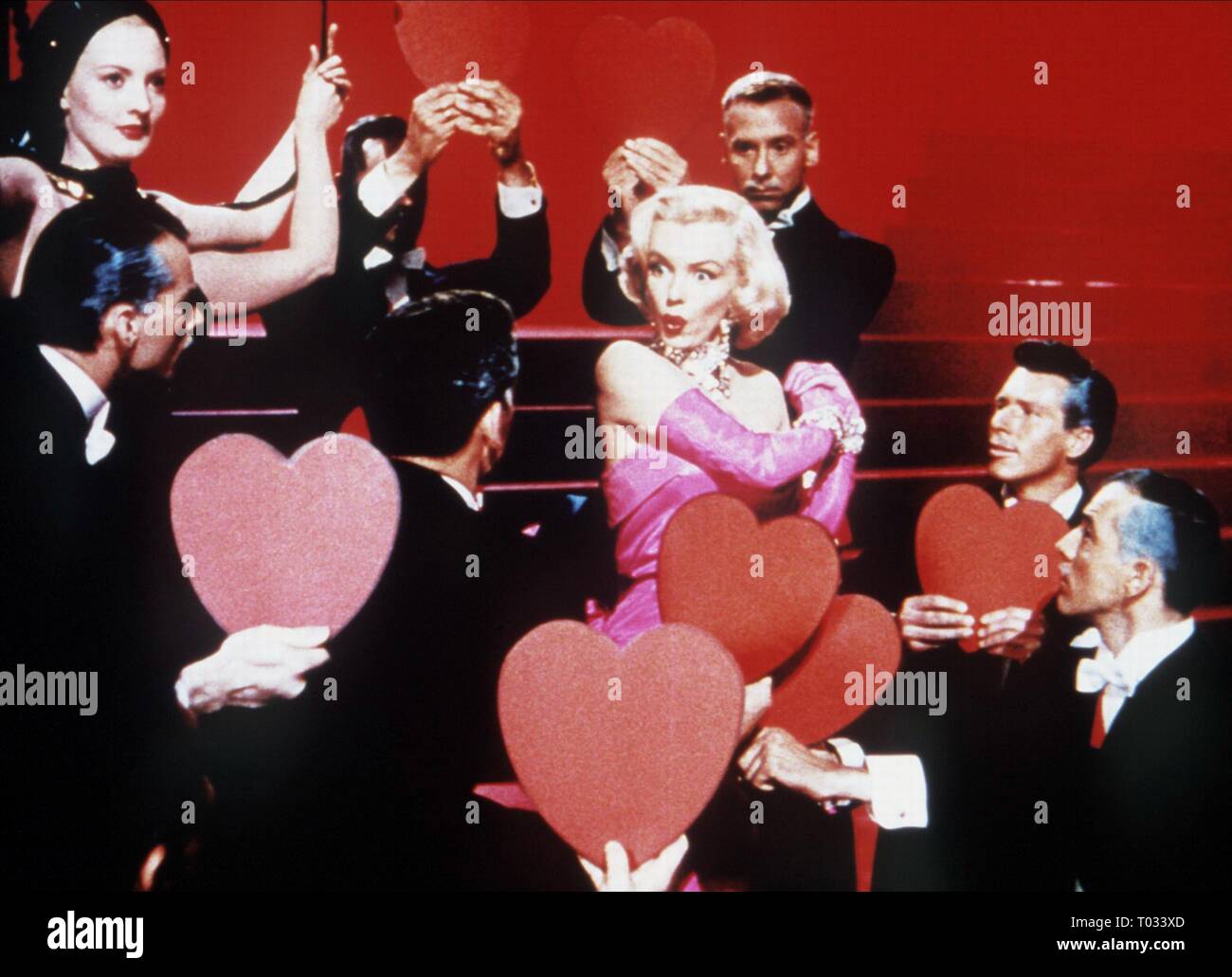 MARILYN MONROE, Blondinen bevorzugt, 1953 Stockfoto