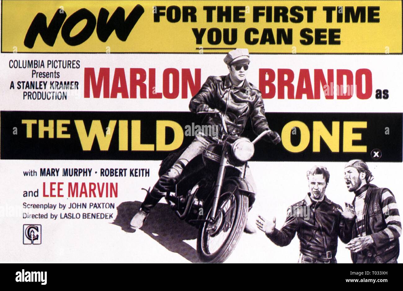 MARLON BRANDO, Plakat, der Wilde, 1953 Stockfoto