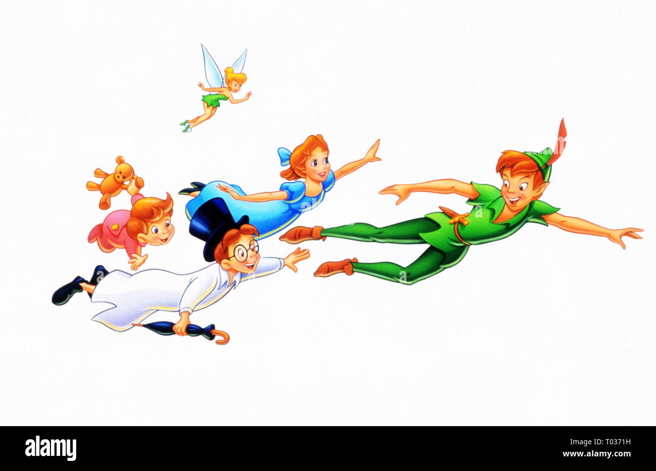 Tinkerbell, JOHN JANE, Peter Pan, Peter Pan, 1953 Stockfoto
